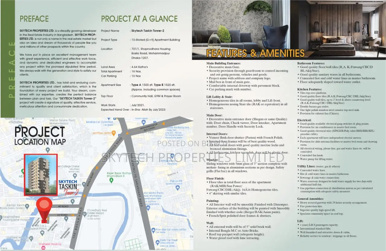 Best Price | Buy Premium Flat in Mohammadpur!
