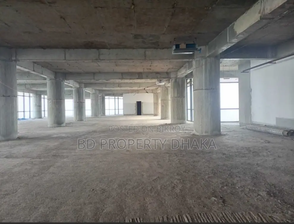 8500 Sqft New Building open commercial space Rent in Gulshan Avenue