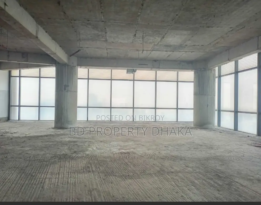 8500 Sqft New Building open commercial space Rent in Gulshan Avenue