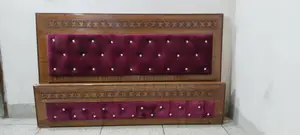 BED 6/7 FEET CANADIAN OAK VELVET. M # 7344