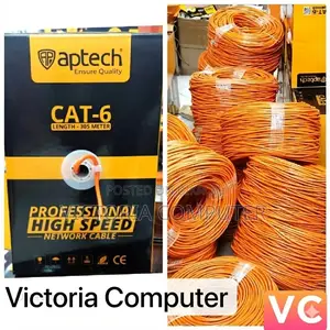 Aptech Cat-6 305 Meter Orange Network Cable