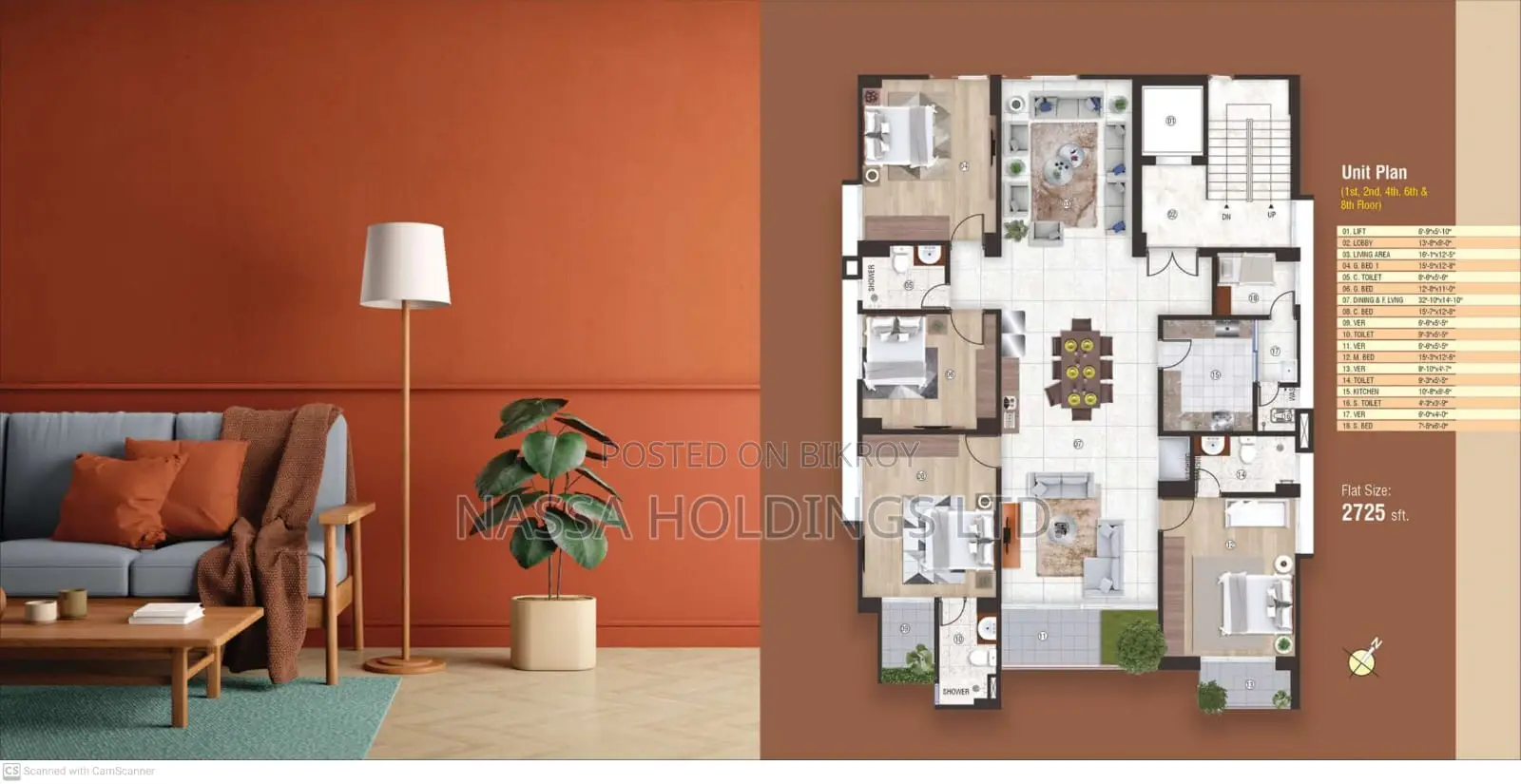 Luxurious Ongoing Flat For Sale in Jolshiri R/A