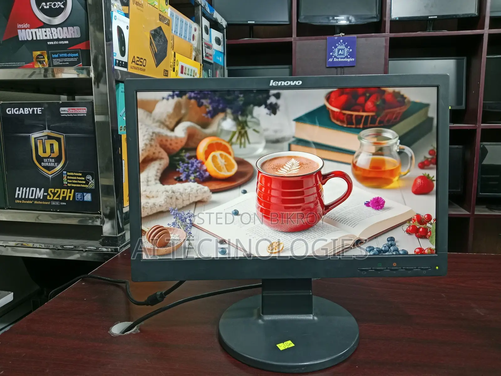 Lenovo - D186wA | 19inch HD+ Full Fresh Monitor