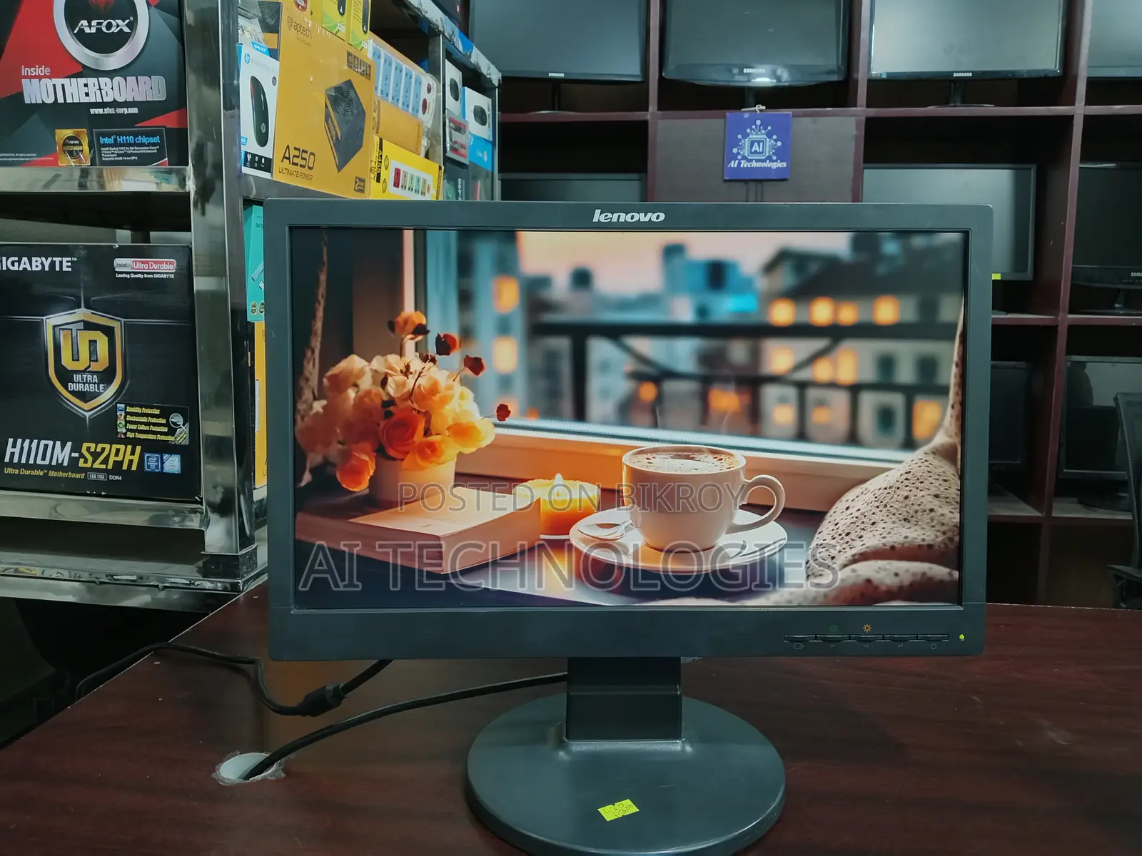 Lenovo - D186wA | 19inch HD+ Full Fresh Monitor