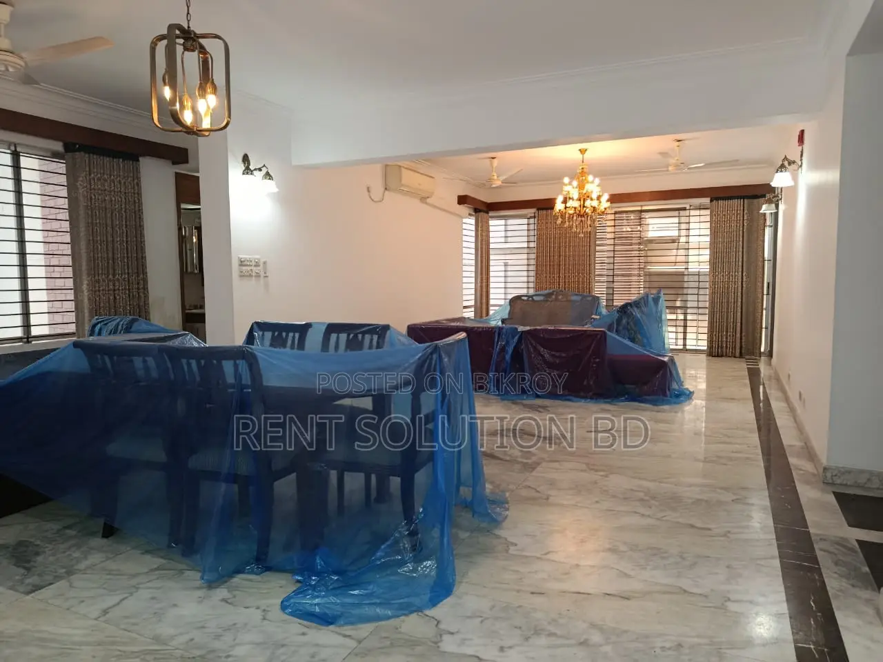 In A Mind-blowing Location Of Baridhara, 4000 Sqft Flat For Rent