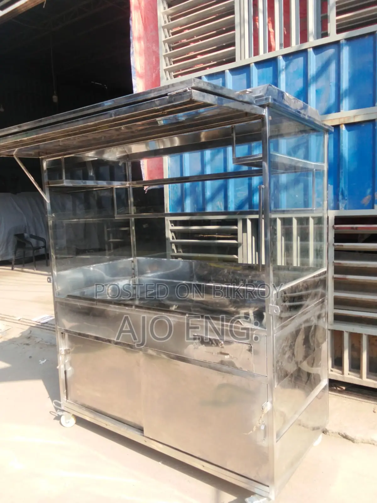পাইকারী ফুডকার্ট/foodcart স্টেইনলেস স্টিল Ss ফুড কার্ট বিক্রি করা হয়