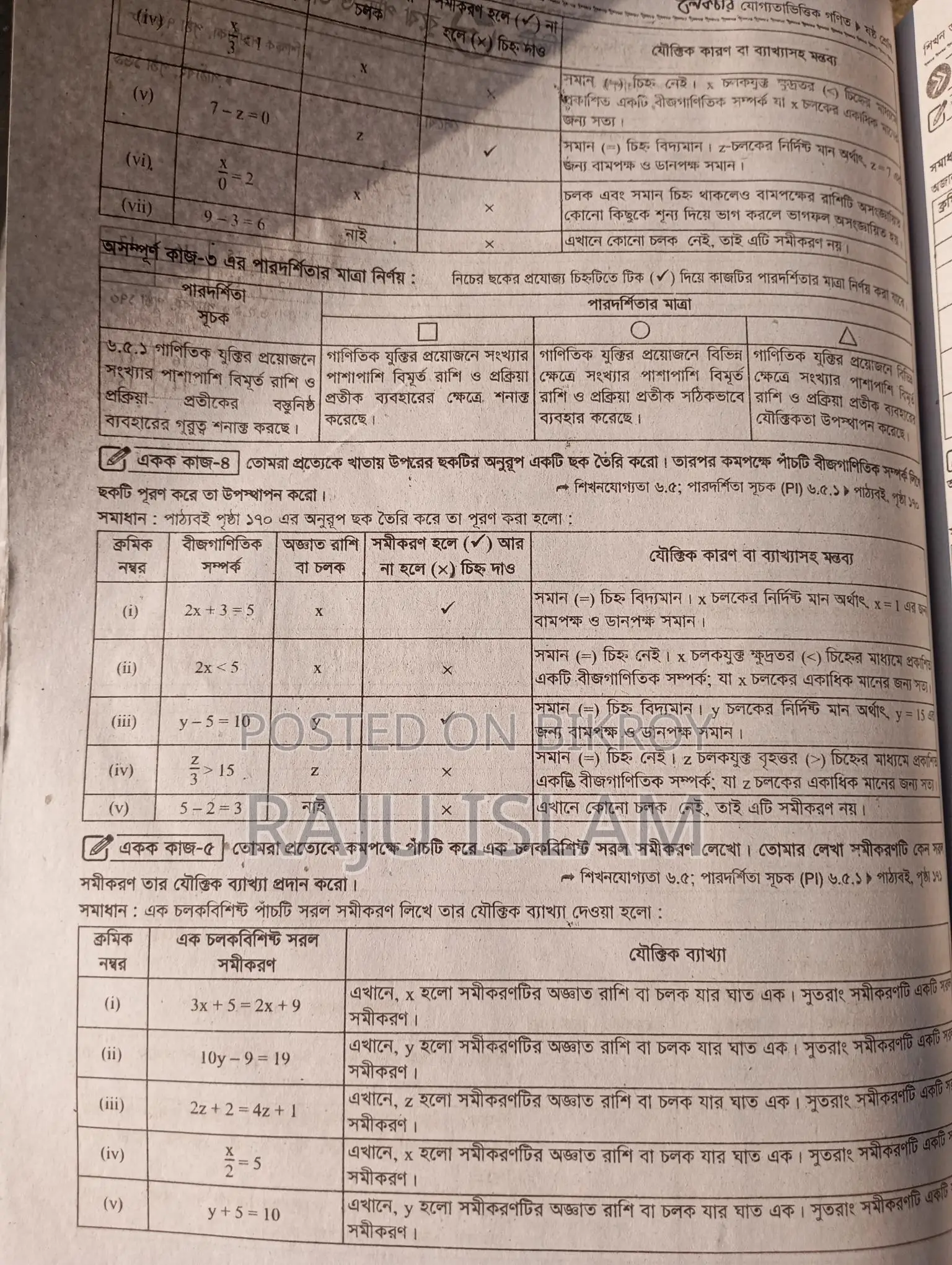 Communicative Mathematics Class 8 – 2024