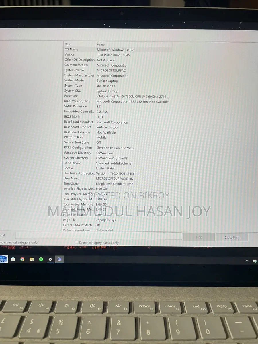 Microsoft Surface Laptop 1