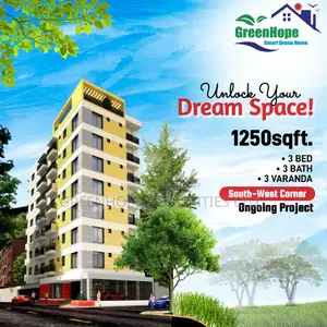 West Facing 1250sqft Almost Ready Flat for Sale at North Badda