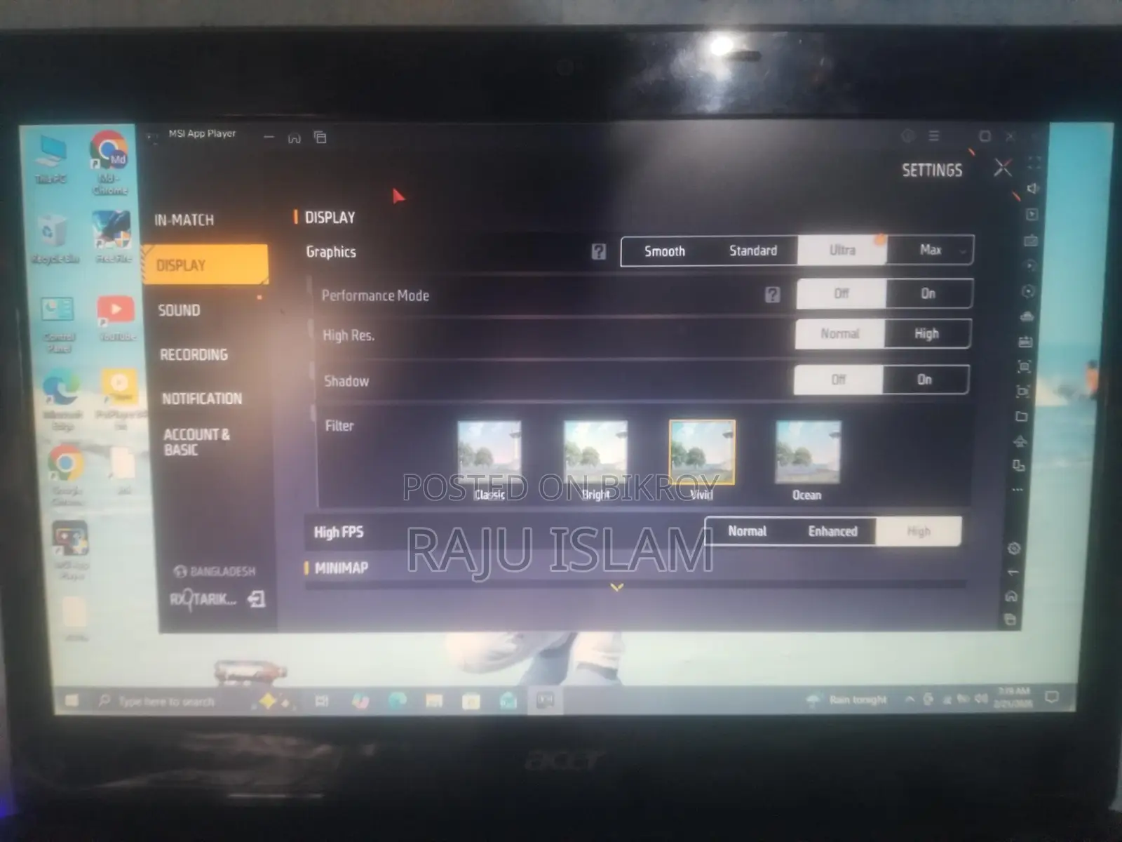 Acer Laptop for sale