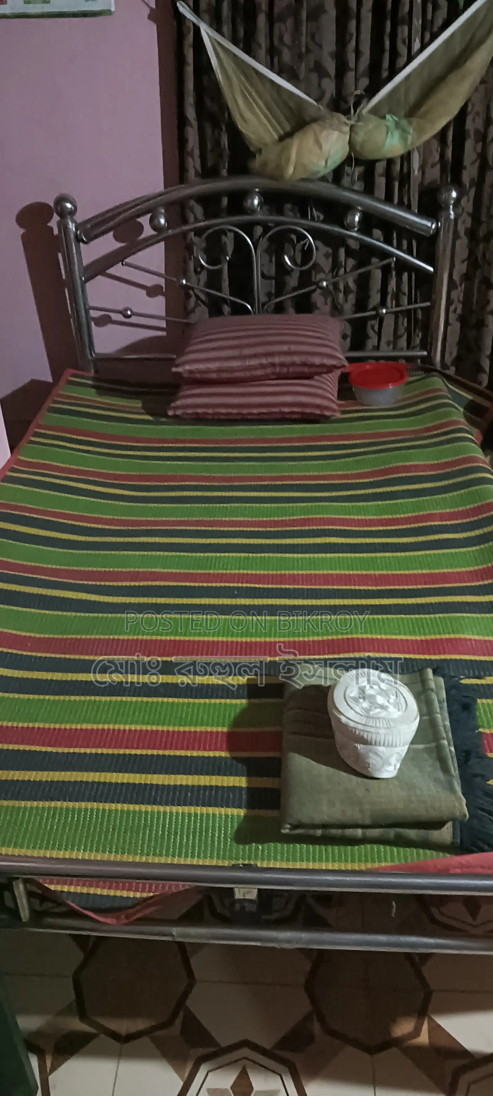 Semi Double Steel Bed