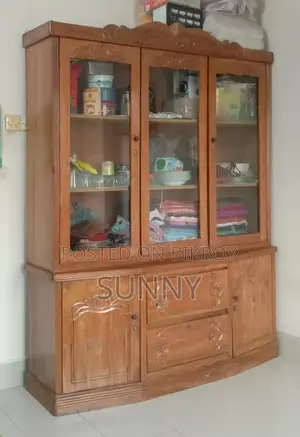 Teak Wood Showcase