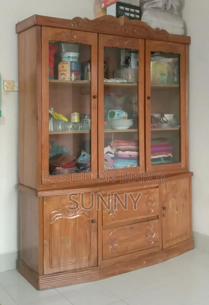 Teak Wood Showcase