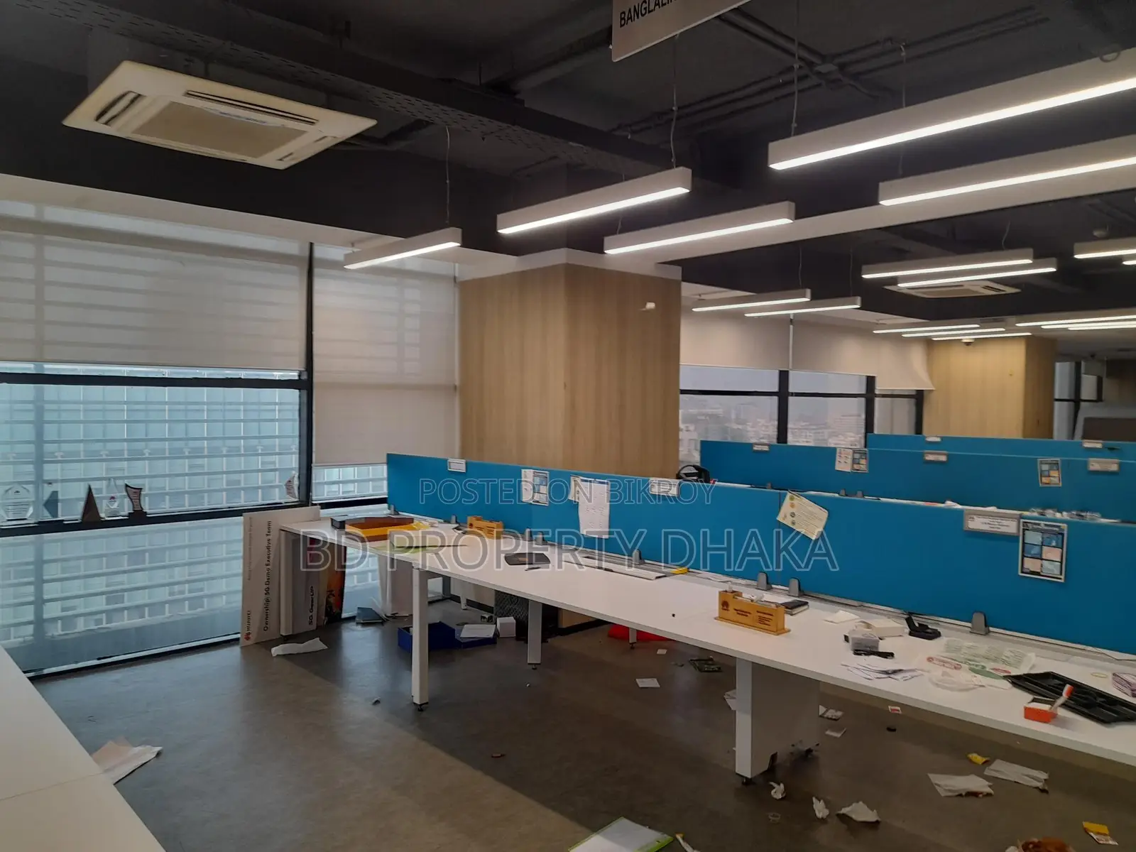 6080 Sqft Semi Furnished Open Commercial Space Rent in Gulshan Avenue