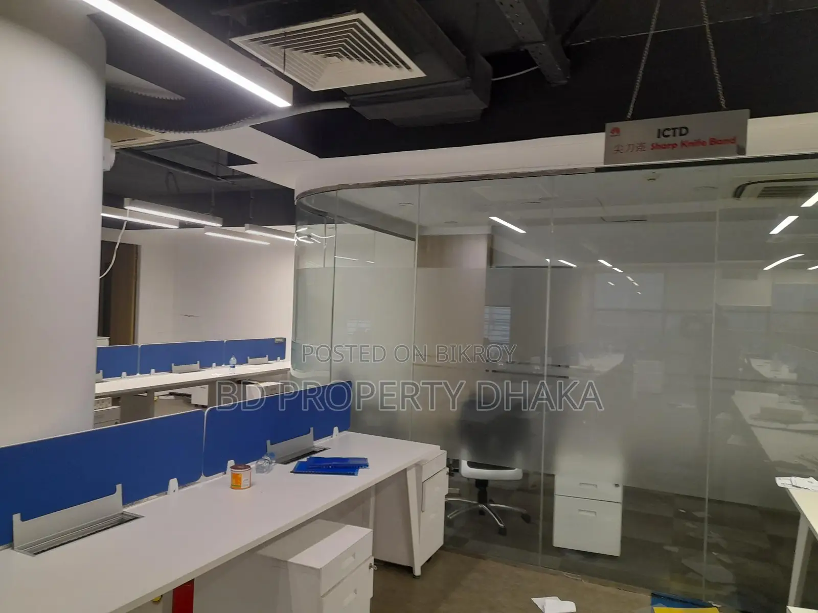6080 Sqft Semi Furnished Open Commercial Space Rent in Gulshan Avenue