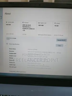 ASUS AMD A6 RADEON 2C+3G For Sell