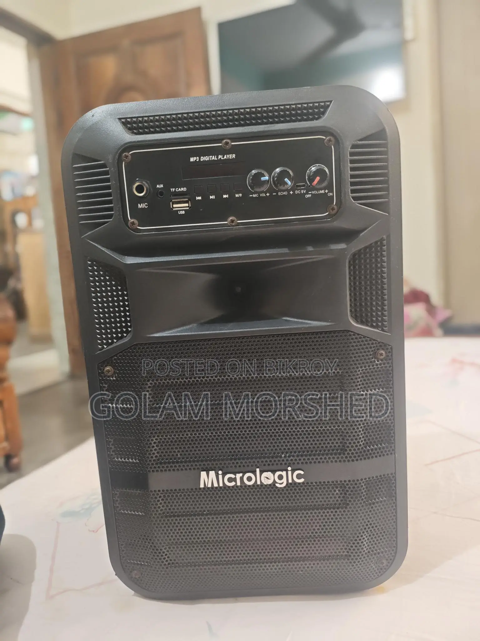 Micrologic Trolley Speaker with Heavy Sound