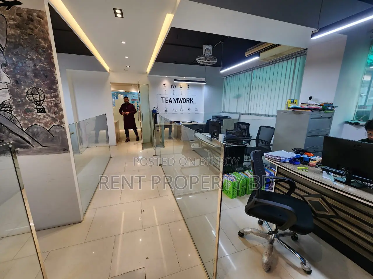 Full Furnished Commercial Office Space For Rent in Gulshan