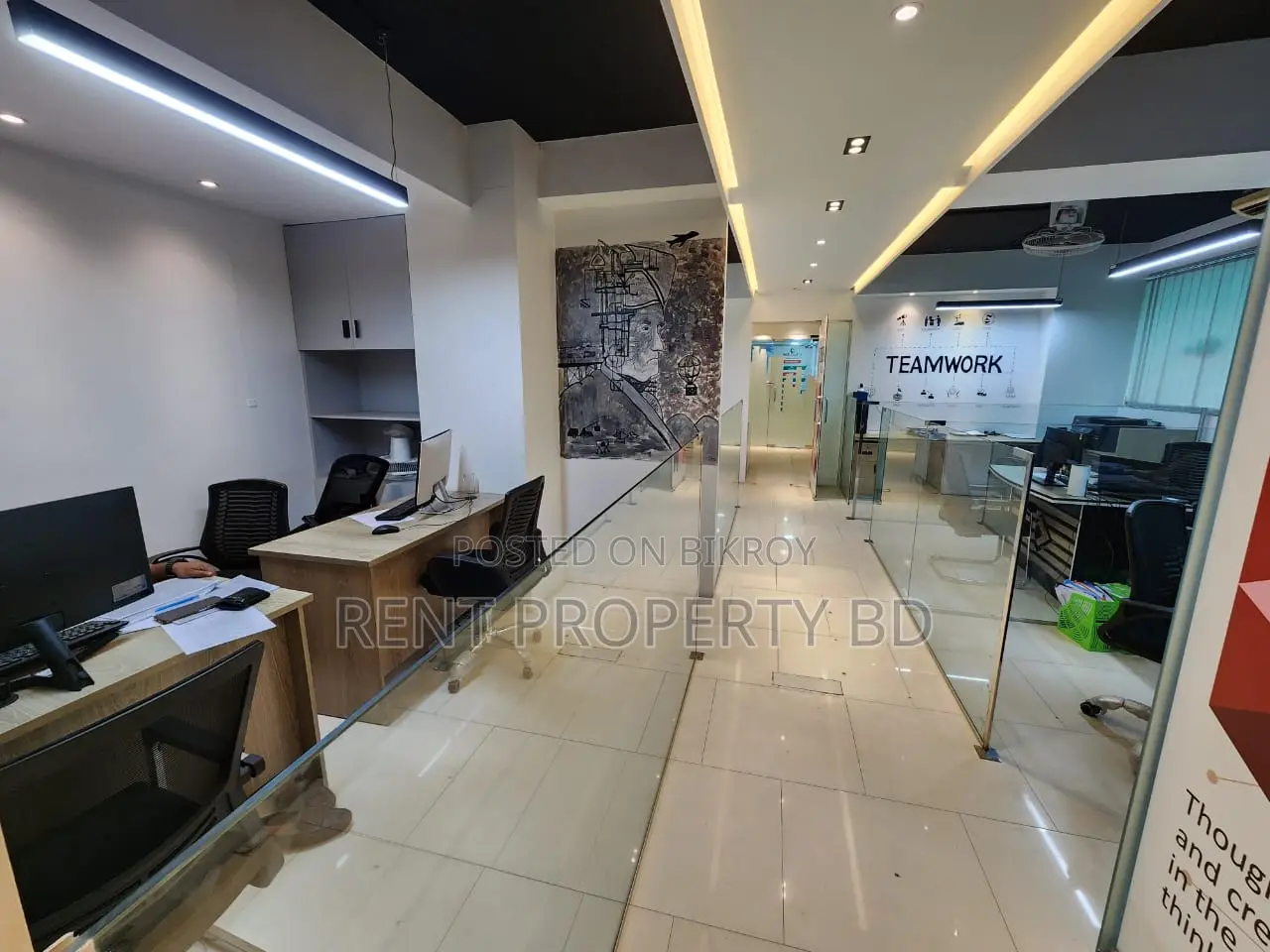 Full Furnished Commercial Office Space For Rent in Gulshan