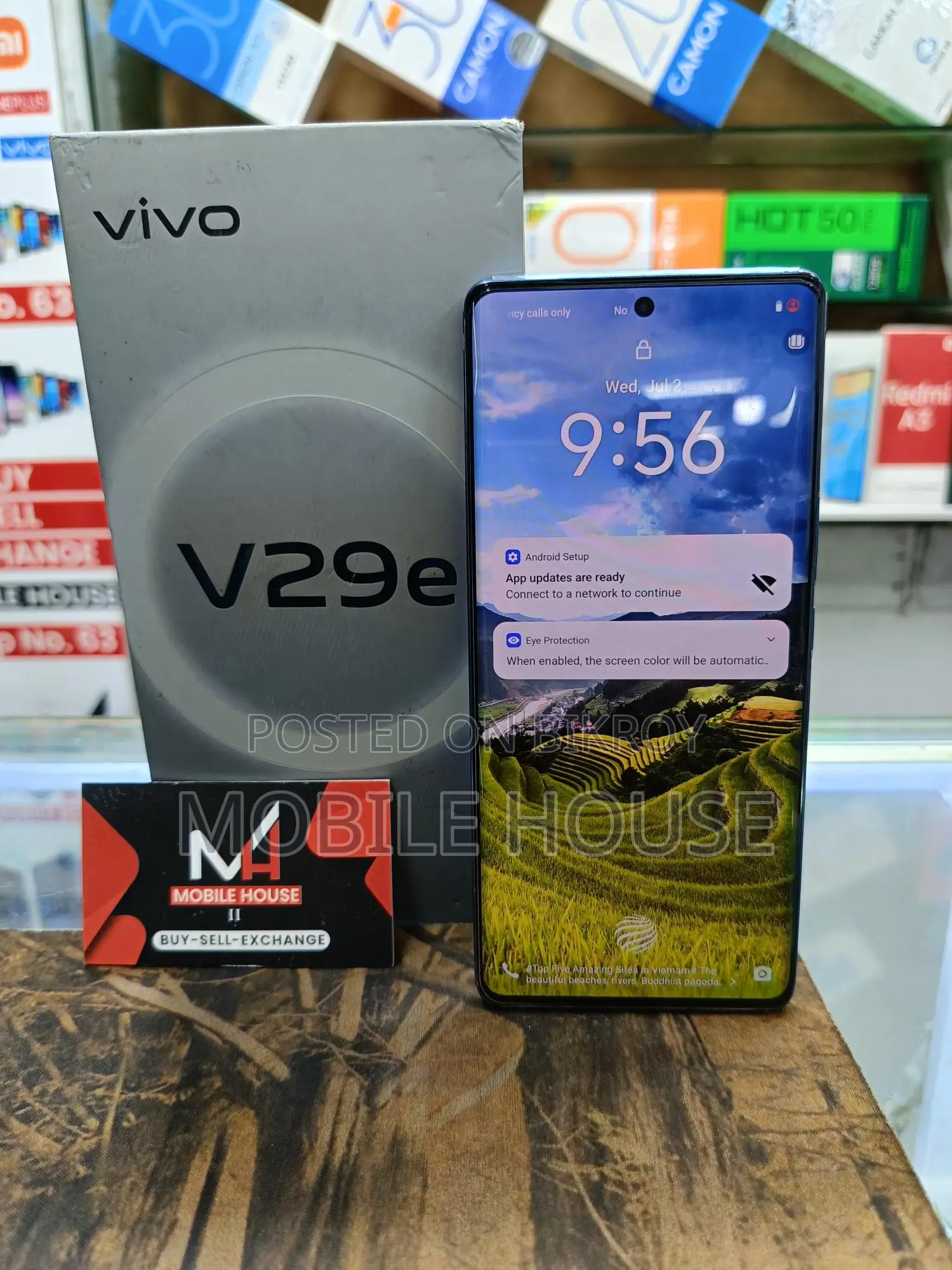 Vivo V29e 8/256 full box 5g (Used)