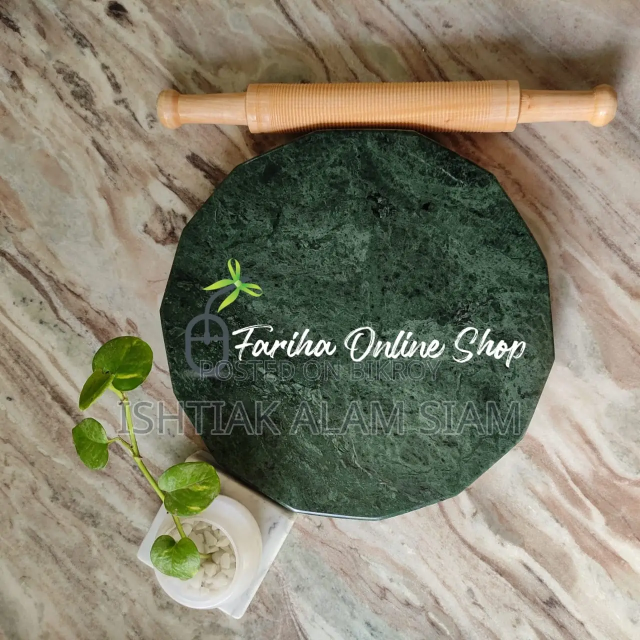 Smart Marble and Granite Roti Rolling Board