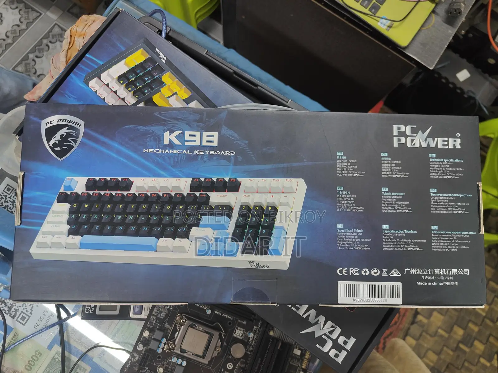 💥 PC Power K98 Mechanical Keyboard 🚀