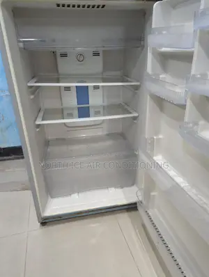 Toshiba off-white color non-frost fridge 350 liters.