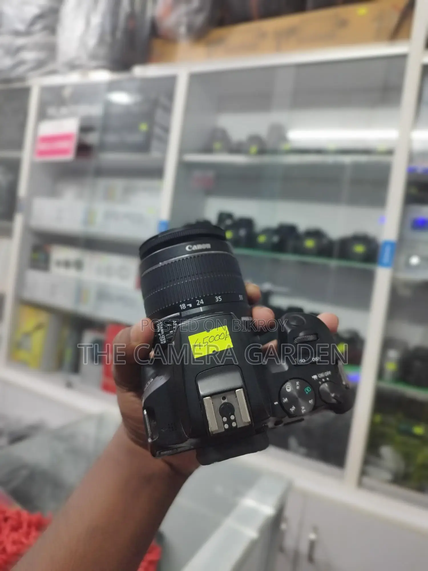Canon 250D with 18-55mm lens