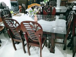 6 চেয়ার ডাইনিং টেবিল
