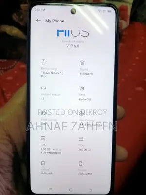 Tecno Spark 10 Pro . (Used)