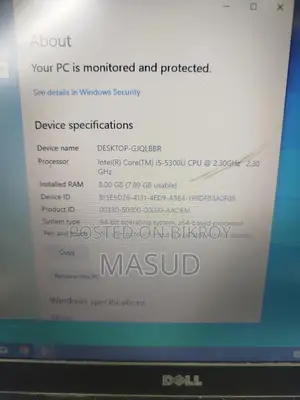 DELL i5 5gen 8&256
