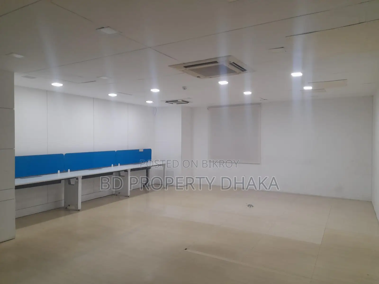 6067 Sqft Semi-Furnished Open Commercial Space for Rent in Gulshan Avenue