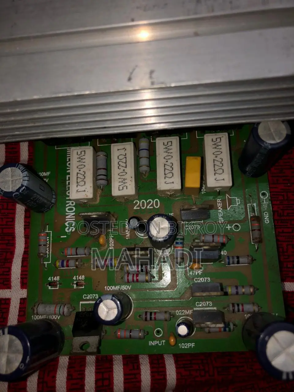 Amplifire Trangestor Bord