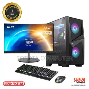New Core i3 7th Gen+8GB Ram+128GB SSD +19" Led Monitor
