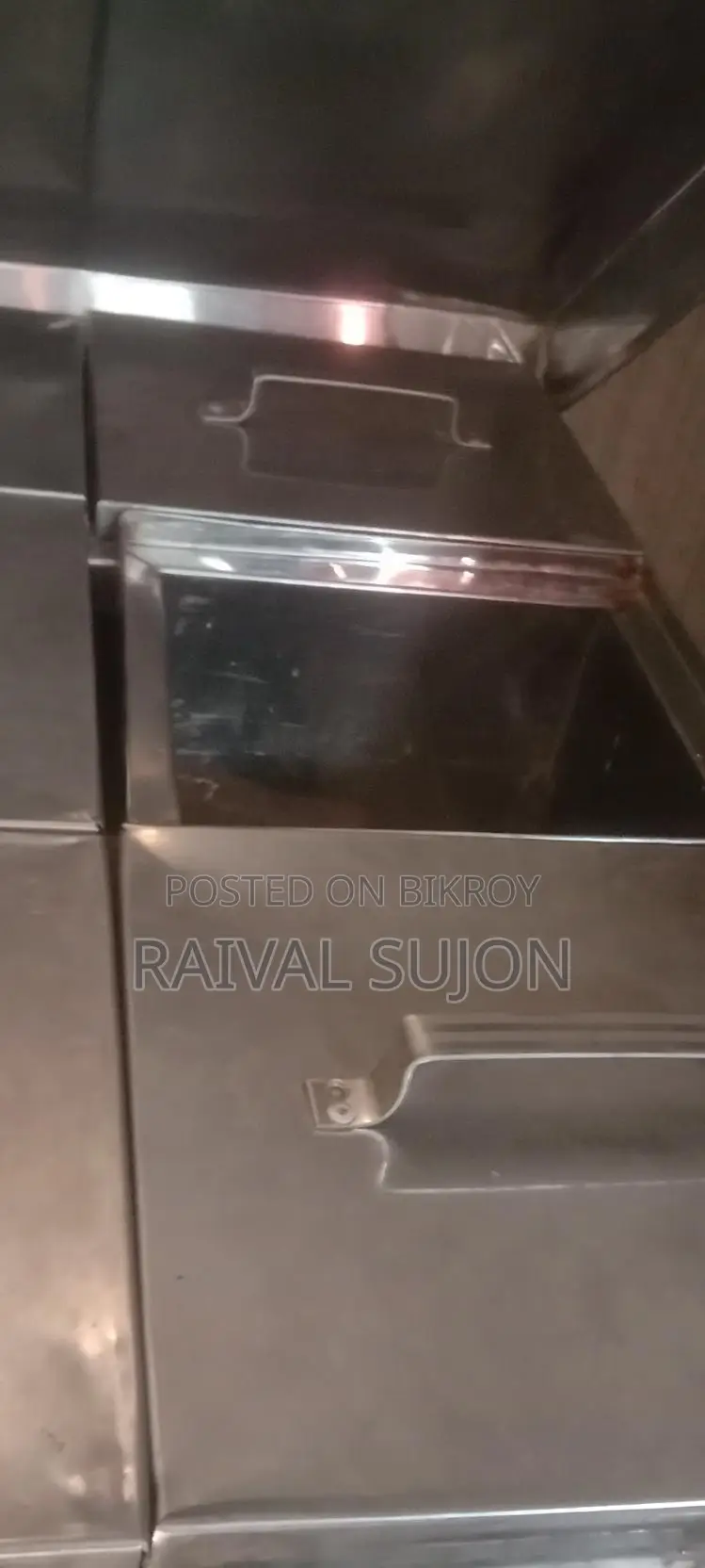 Stainless Steel Jhal Muri Cart