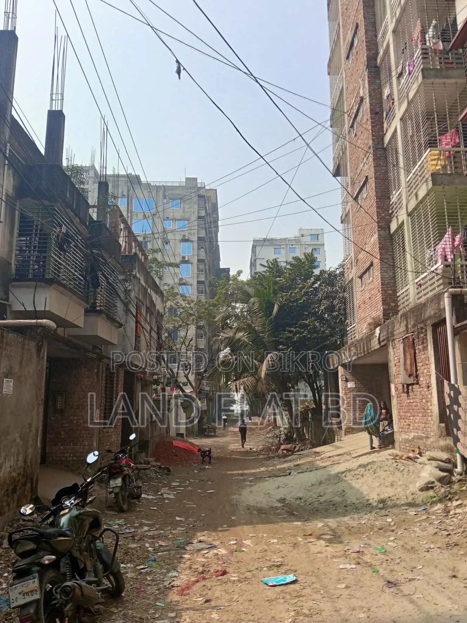 2.25 Katha land with boundary wall for sale