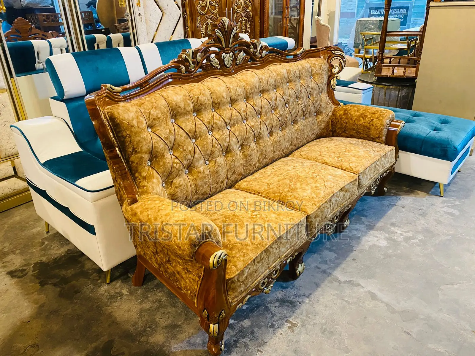 Stylish 6-Seater Sofa Set