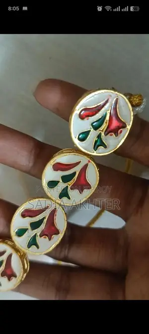 Kundan Necklace Set Meenakari Work