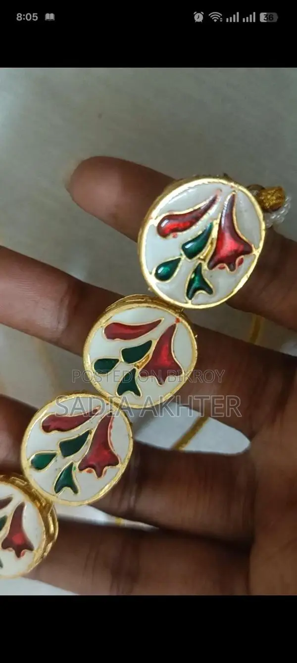 Kundan Necklace Set Meenakari Work