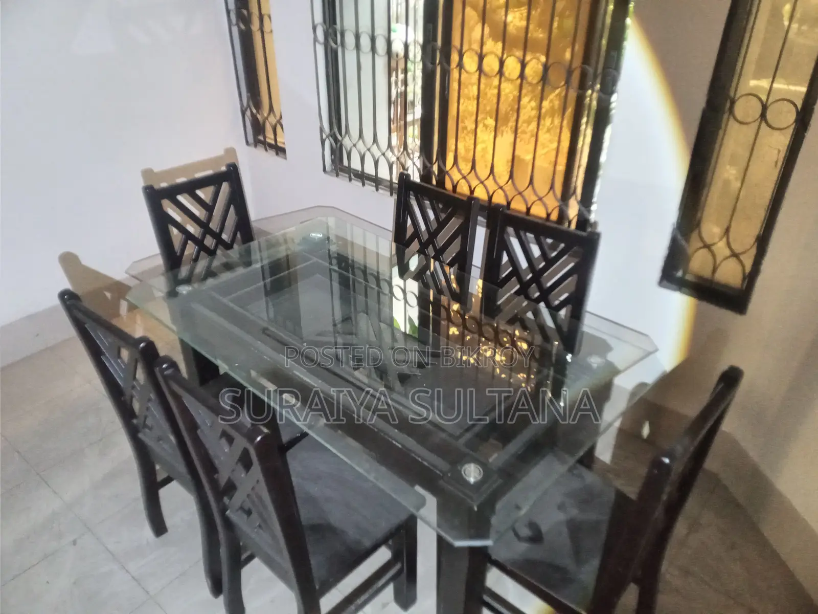 New Dining Table and 6 Chairs