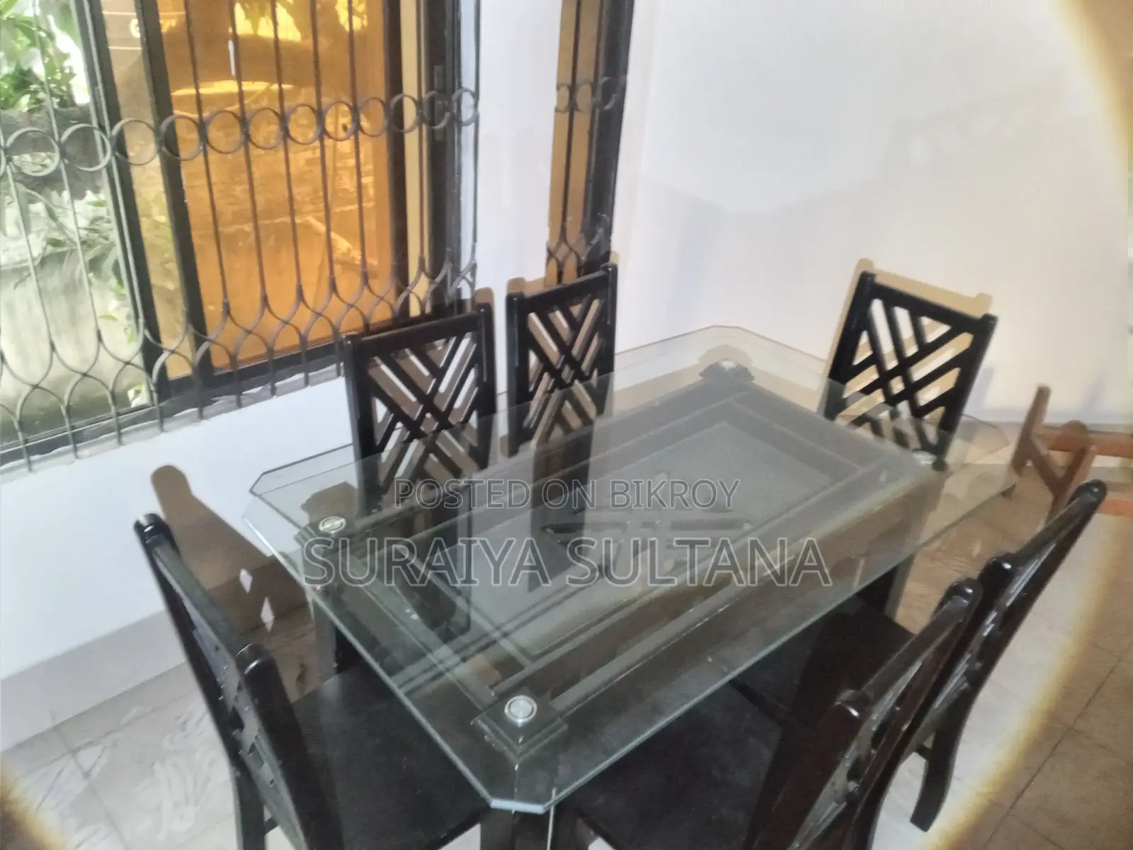 New Dining Table and 6 Chairs