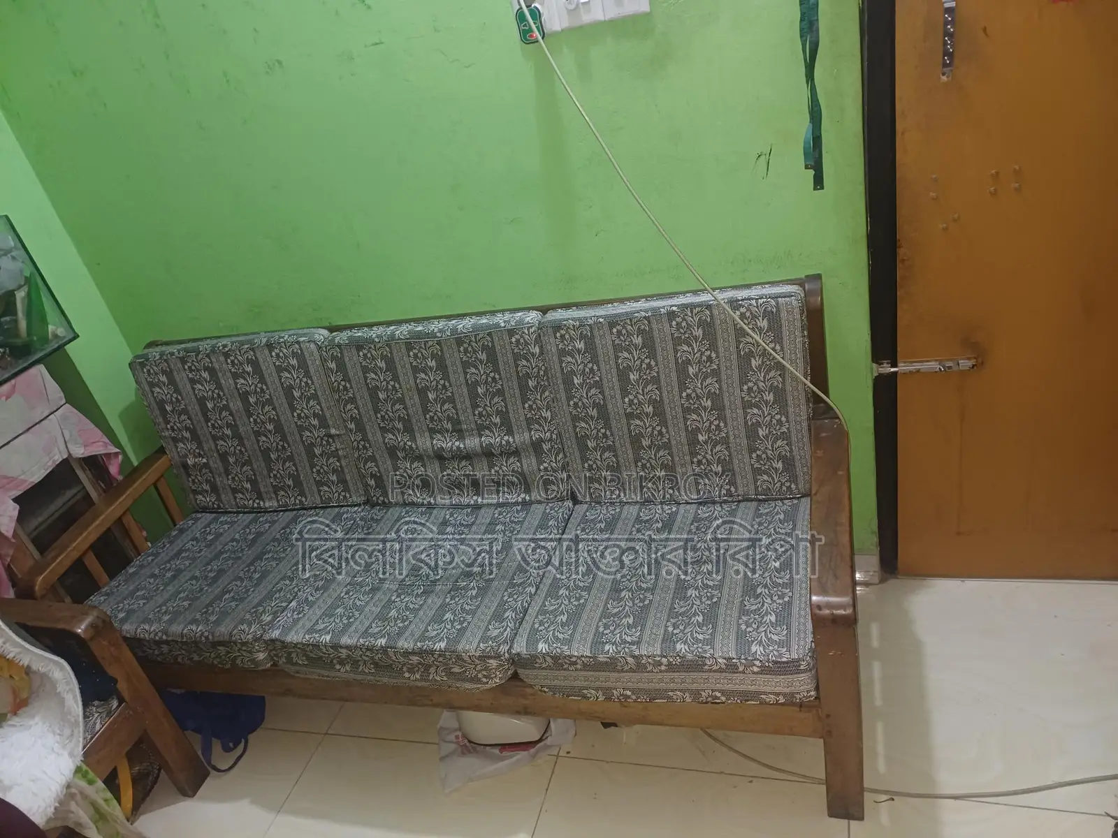 Original Teak Wood Sofa