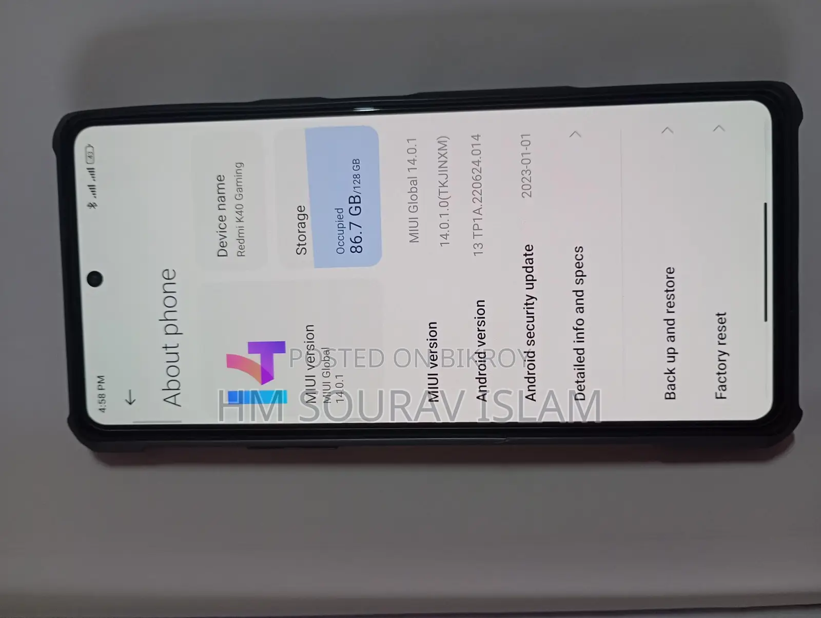 Xiaomi Redmi K40S . (Used)