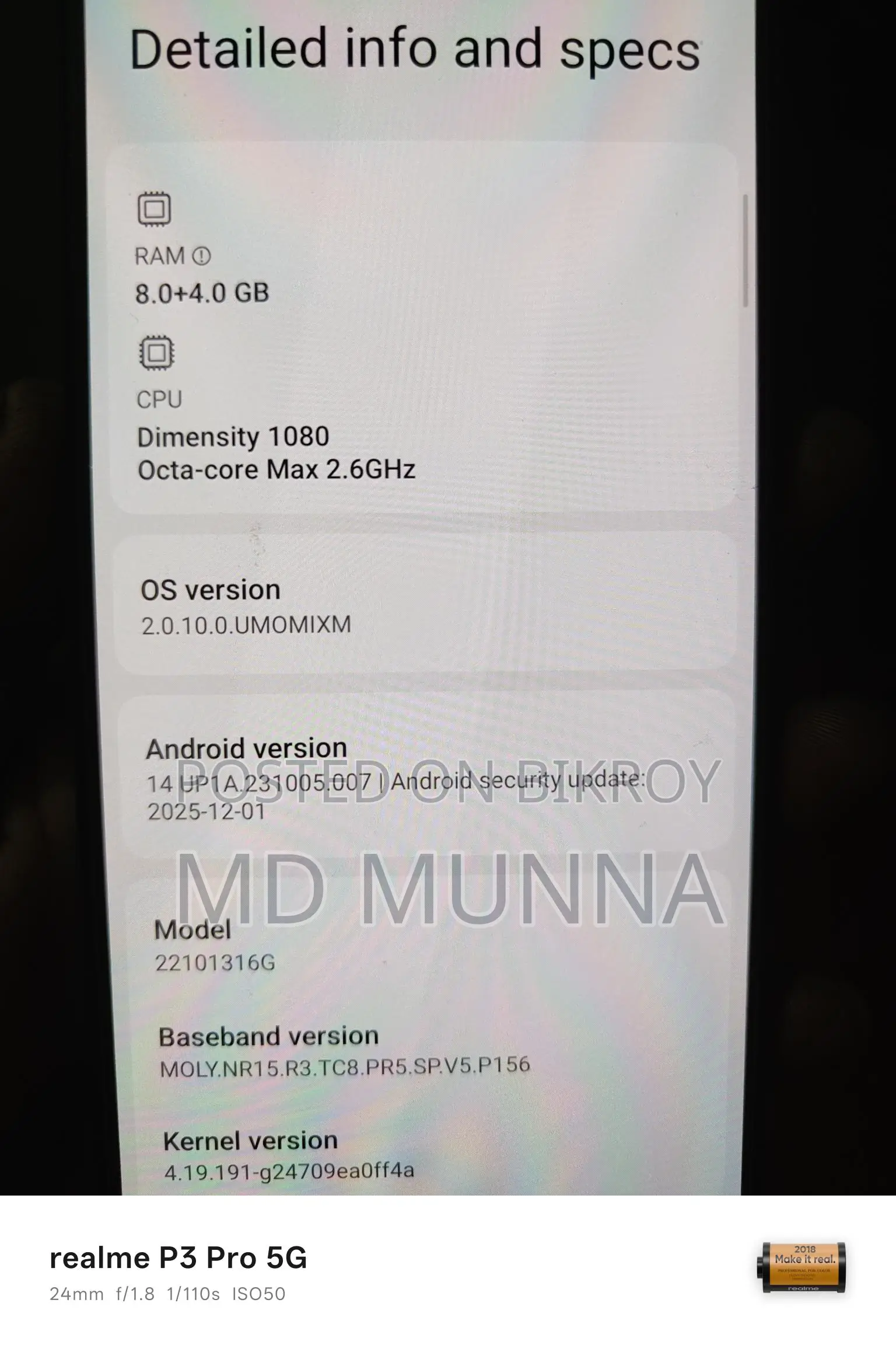 Xiaomi Note 12 pro 8-256 (Used)