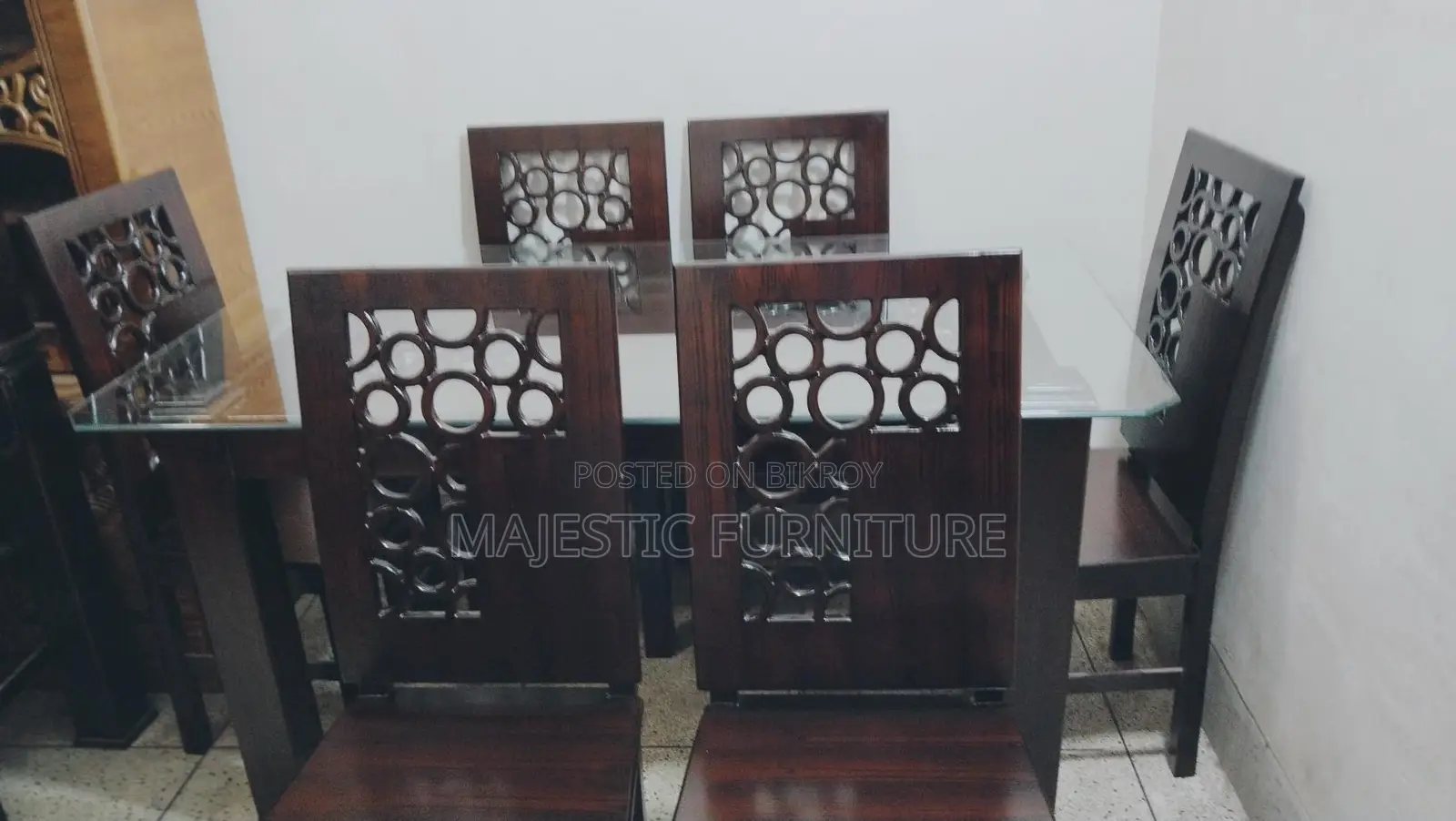 NEW DINING SET 6 CHAIR M # 56