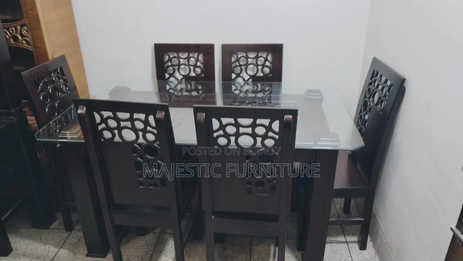 NEW DINING SET 6 CHAIR M # 56