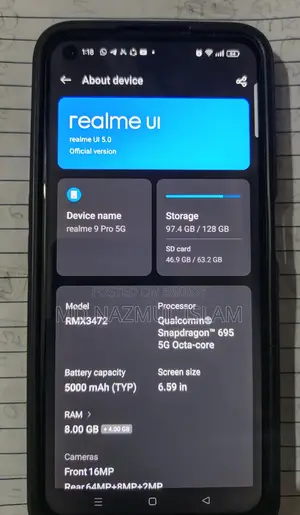 Realme 9 pro . (Used)