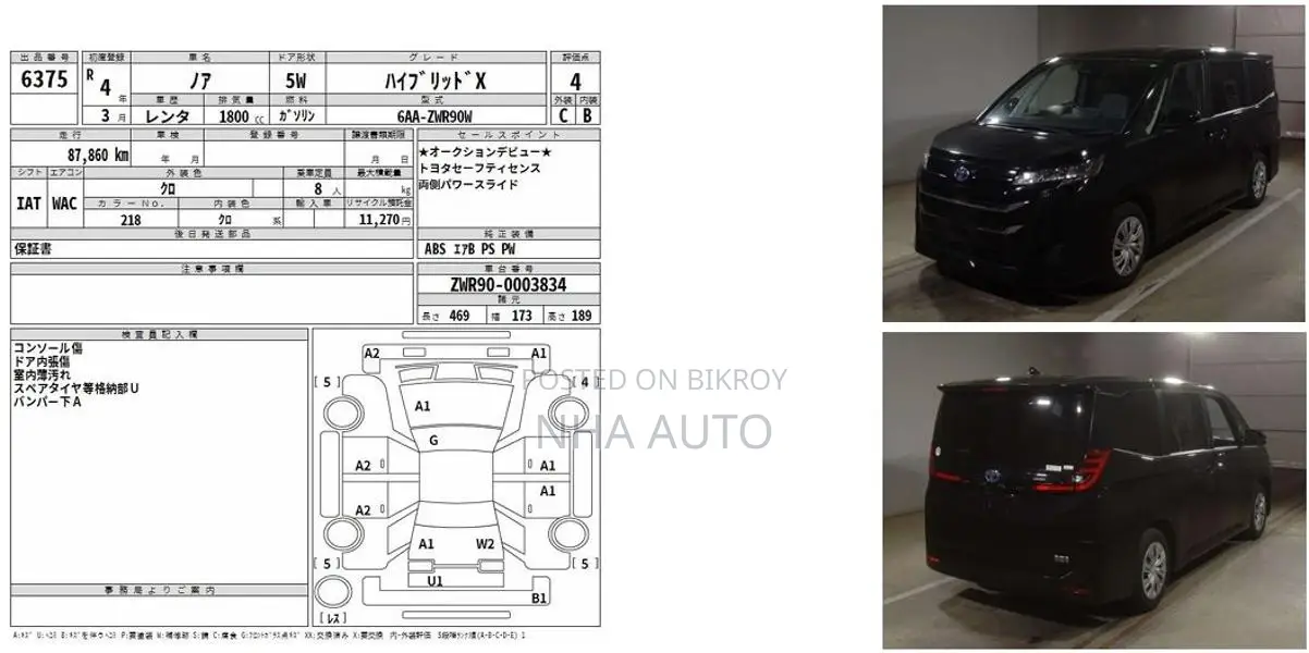 Toyota Noah X LIMITED 2022