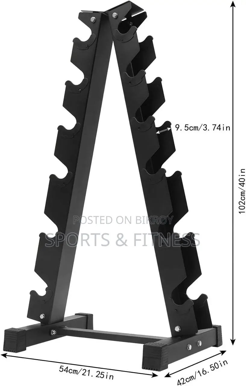 Tower Dumbbell Storage Rack 6 Pairs