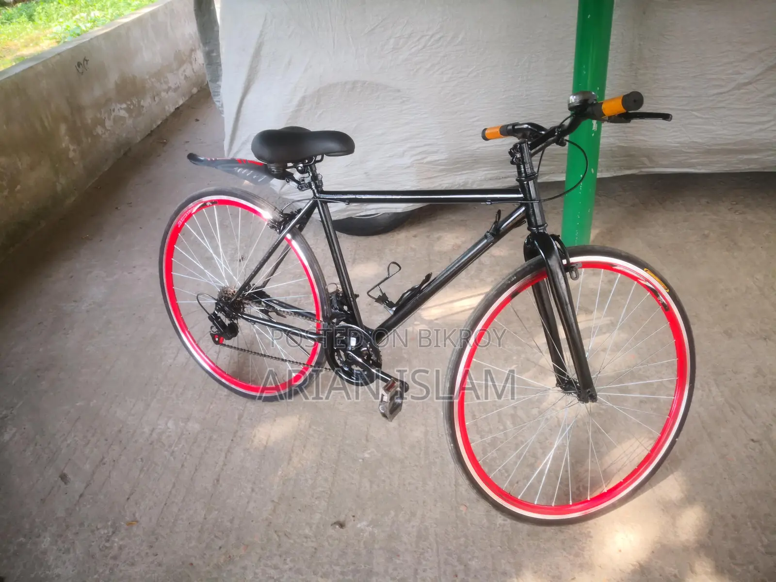 The bicycle is in great running condition